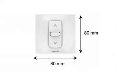 Somfy 1800513 Switch Inis 80 x 80 p/t mit Backup