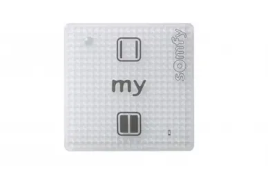 Somfy 1811011 Émetteur mural sans fil Smoove 1 RTS Pure shine O/C