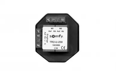 Somfy 1822099 Gruppenregler TR 2/ GR-2 für zwei Stellantriebe