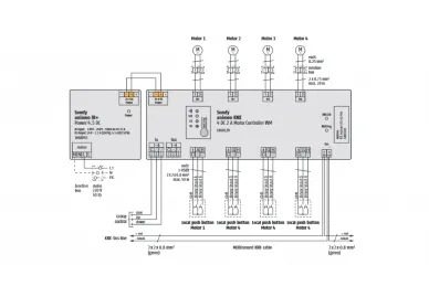 SOMFY 1860128 Animeo KNX/EIB 4 DC drive controller WM