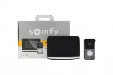 Somfy 1870703 Videofon V500 PRO io avec adaptateur secteur