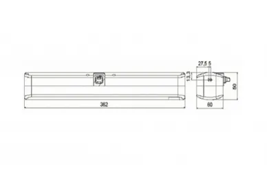 Somfy 2700812 Kettenantrieb MICRO KIT+ max. 400 mm - Weiß