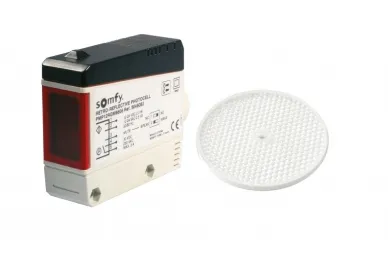 Somfy 9013647 Cellule photoélectrique réflexe + réflecteur