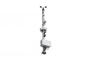 Somfy 9013727 Vollständige Wetterstation, 3-Meter-Mast mit Sensoren
