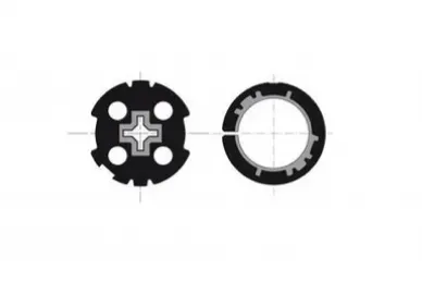 Somfy 9013775 Kit d'adaptation 38 mm