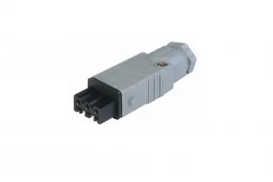 SOMFY 9014185 Hirschmann plug female STAK3 new type, gray