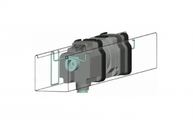 Somfy 9014216 J4 Innenhalterung für 57x51 mm Schiene