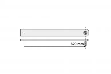 Somfy 9019897 Mittlerer Arm Axovia MultiPro 620mm