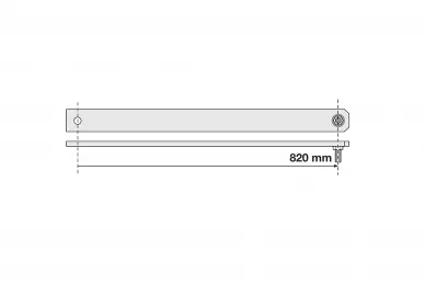 Somfy 9019898 Langer Arm Axovia MultiPro 820mm