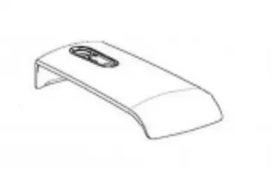 Somfy 9020907 Axovia Smart Farbe: Grau Obere Abdeckung