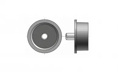 Somfy 9132087 Rohrkappe 50x1,5, Achse 12 mm