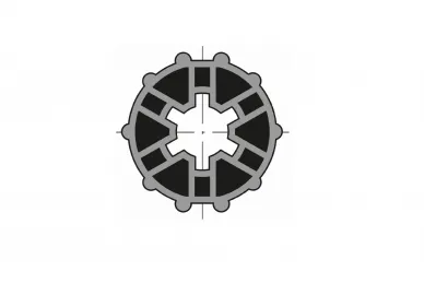 Somfy 9132142 Adapter LS 40 für Rundrohr E-40 x 1,0