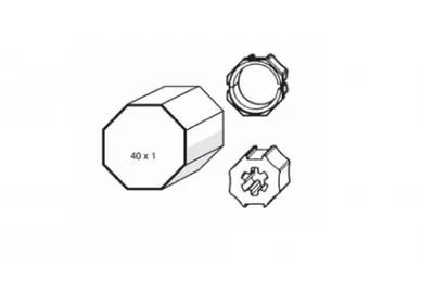 Somfy 9132145 Crown 40mm octagonal tube  deprat