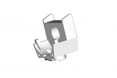 Somfy 9162139 CTS 25 Halterung Faber Minimatic und Softline