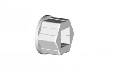 Somfy 9163253 Adaptateur carré pour barre de passage, 5 mm - blanc /10, pour AMS