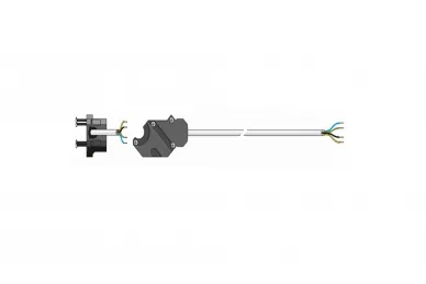 Somfy 9208285 Câble blanc VVF 10m, 4 fils