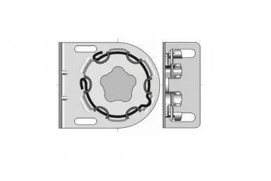 Somfy 9410651 LT 50 Equerre Hi-Pro