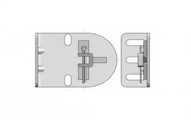 Somfy 9410665 Winkelkonsole LS 40/LT 50