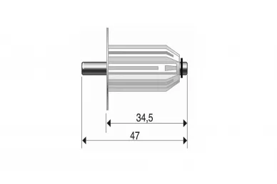 Somfy 9500688 Universal-Rohrstutzen LS 40
