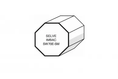 SOMFY 9606133 Wheel aluminium 70mm octagonal tube