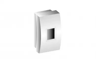 SOMFY 9660135 Surface-mounted housing for S-51 switches, snow-white