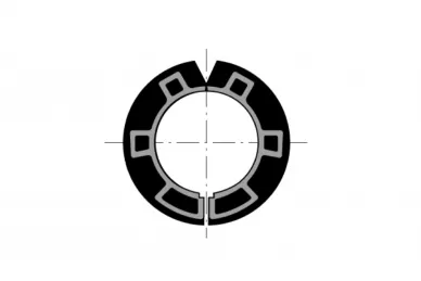 Somfy 9701207 Adapter for 50mm diameter pipe