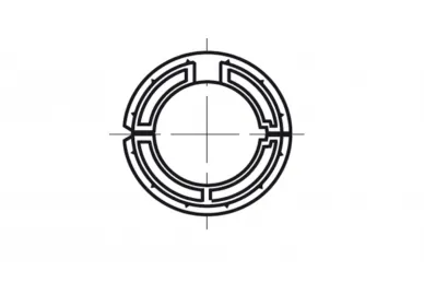 Somfy 9701209 Adaptateur LS 40 E-50 x 1,5 Warema