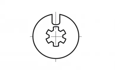 Somfy 9701210 Perno di bloccaggio LS 40 E-50 1,5 (Warema)