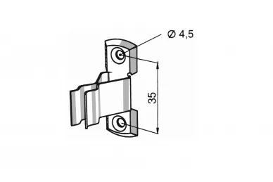 Somfy 9701385 Abreißbare Handkurbel