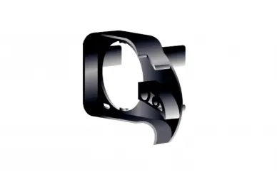 Somfy 9709836 Guide-chaîne avant gauche, noir