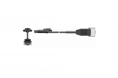 SOMFY 9710131 Black RRF cable 0.5 m, 3-core, with Hirschmann plug (PASS)