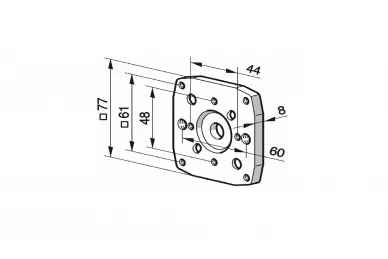 SOMFY 9910040 Awning bracket for NHK Kompakt - max. 120 Nm