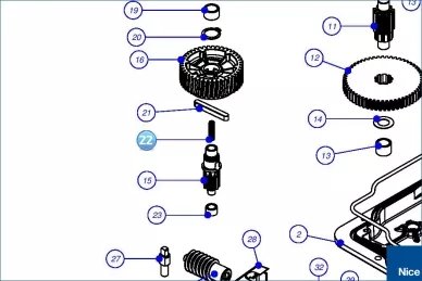 Sprężyna wpustu wysprzęglenia X-Metro (MO-1734.2640)