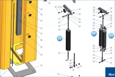 Sprężyna wyważająca (PMD2248R01.4610)