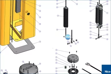 Spring connector, threaded PD0555A0000