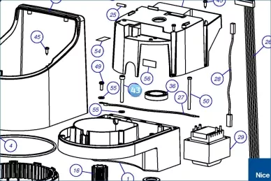 Śruba mocująca ramię wyjściowe modernizowane POP (41) (V8X55.5102)