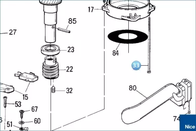 Śruba pokryw stojana THOR1500/ROX600 (V5X100.5102)
