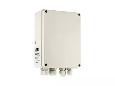 Switch PoE ATTE IP-5-11-M2 für 5 IP-Kameras ungepuffert mit Netzteil im externen Gehäuse
