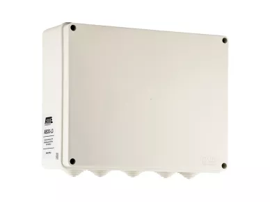 Switch PoE ATTE IP-9-11-L2 für 9 IP-Kameras ungepuffert mit Netzteil im externen Gehäuse