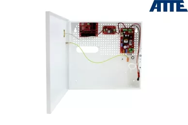 Switch PoE ATTE IPUPS-5-11-F per 5 telecamere IP tampone con alimentatore in custodia interna