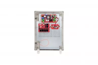 Switch PoE ATTE IPUPS-5-11-XL2 für 5 IP-Kameras Puffer mit Netzteil im externen Gehäuse