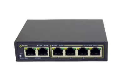 Switch PoE Pulsar S64 per 4 telecamere IP