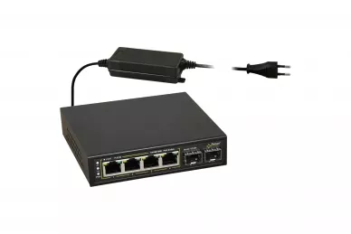 Switch PoE Pulsar SFG64 do 4 kamer IP