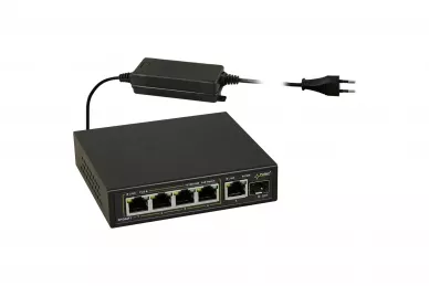 Switch PoE Pulsar SFG64F1 do 4 kamer IP