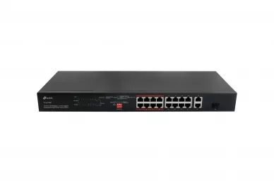 Switch PoE TL-SL1218P  16xPoE 2xGbE TP-Link