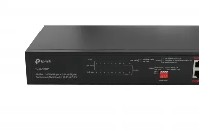 Switch PoE TL-SL1218P  16xPoE 2xGbE TP-Link