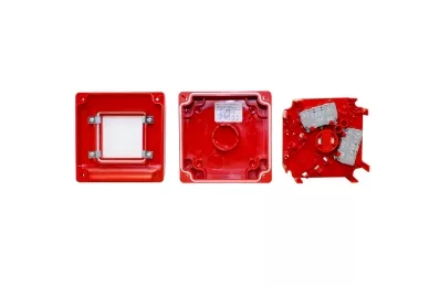 The interior of the button: