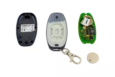 The interior of the remote control: