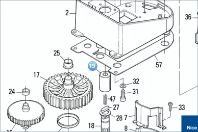 Tuleja przeniesienia napędu POP (PMD0728.4610)