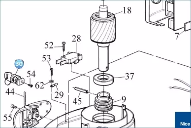 Tumbler lock MB,PL,RO,TH  (4,8,6) (CM-B.1630)